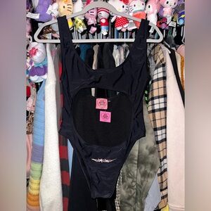 NWT Cute Alt Style Open Belly Swimsuit
